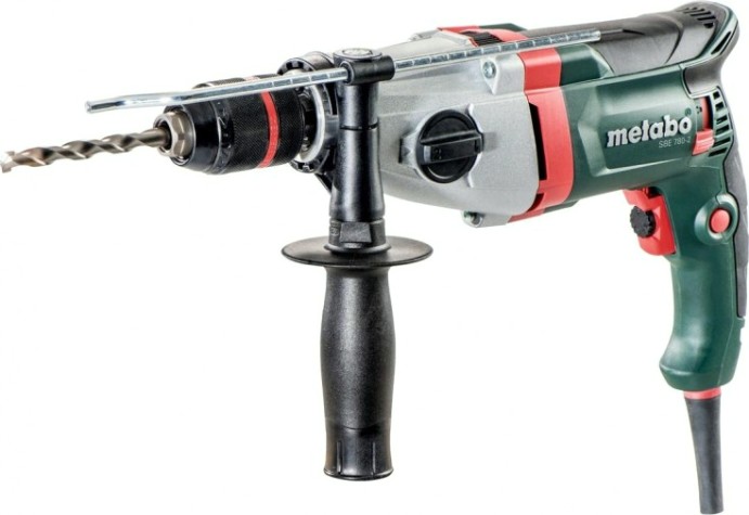 Дрель ударная сетевая METABO SBE 780 - 2 (БЗП) двухскоростная [600781000]